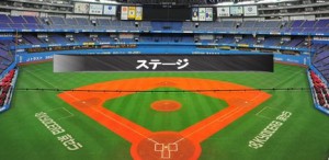 京セラドームでのステージ位置
