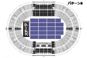 大阪城ホール アリーナ構成 パターンB